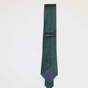 Men's BHLDN- The Tie Bar- Linen Row Hunter Green Stain Resistant, Tie
